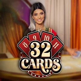 32 Cards slot logo by Ezugi at Zeus Bingo