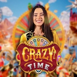 Enjoy Crazy Time by Evolution – logo hosted on zeus-bingo.com