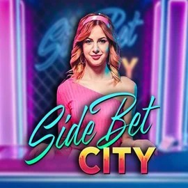 Side Bet City slot logo by Evolution at Zeus Bingo