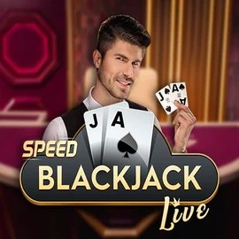 Official Live Casino logo: Speed Blackjack by Pragmatic Play at Zeus Bingo