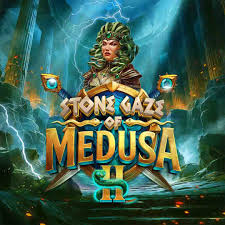 Stone Gaze of Medusa 2 slot logo by Stakelogic at Zeus Bingo