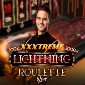 XXXtreme Lightning Roulette logo by Evolution at Zeus Bingo